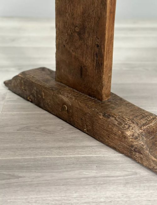 EARLY 19TH CENTURY PINE DINING TABLE - ADDITIONAL PHOTO 5