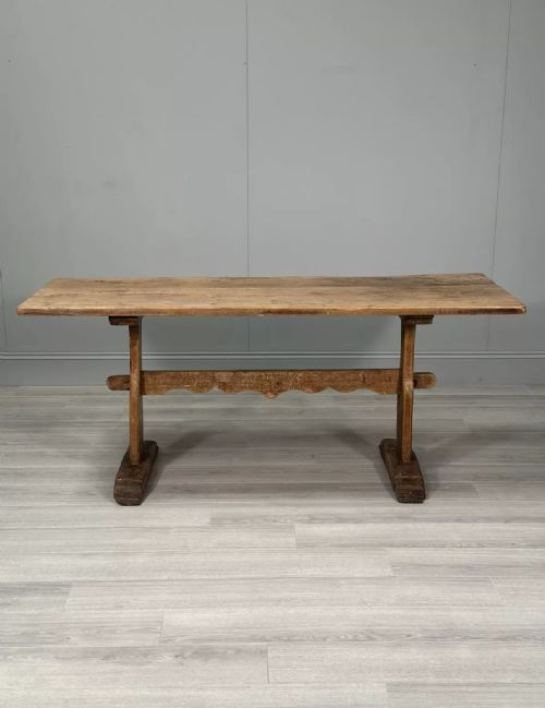 EARLY 19TH CENTURY PINE DINING TABLE - ADDITIONAL PHOTO 7
