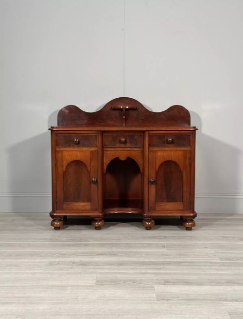 SMALL MAHOGANY SIDEBOARD BY RH JSIMPSON C1880 - ADDITIONAL PHOTO 1