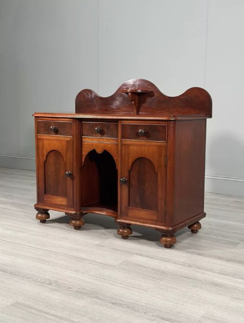 SMALL MAHOGANY SIDEBOARD BY RH JSIMPSON C1880 - ADDITIONAL PHOTO 4