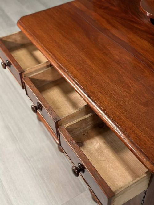 SMALL MAHOGANY SIDEBOARD BY RH JSIMPSON C1880 - ADDITIONAL PHOTO 6