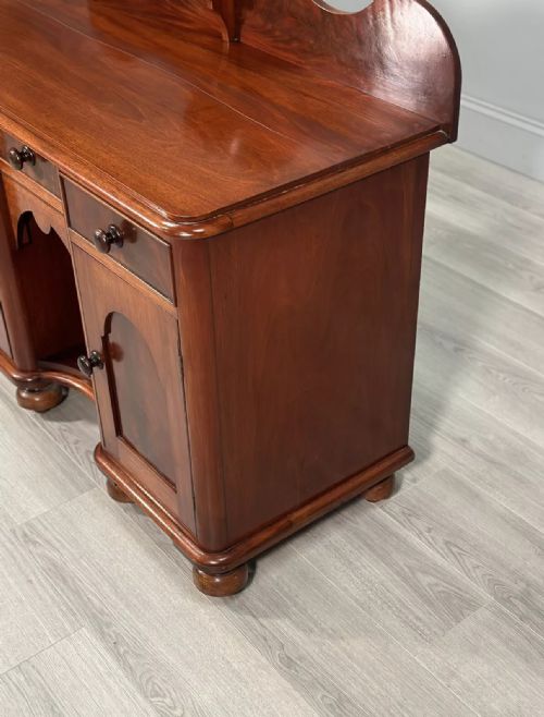 SMALL MAHOGANY SIDEBOARD BY RH JSIMPSON C1880 - ADDITIONAL PHOTO 7