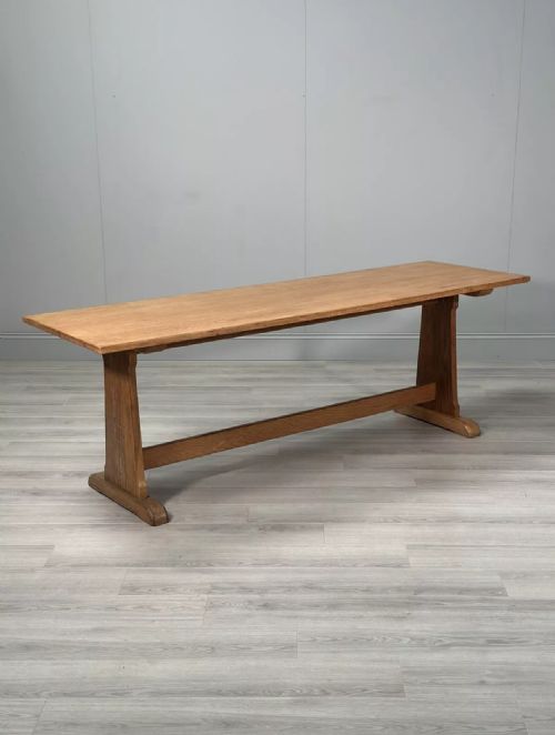 large antique oak refectory table - CATEGORY: ANTIQUE TABLES - DATED 1930