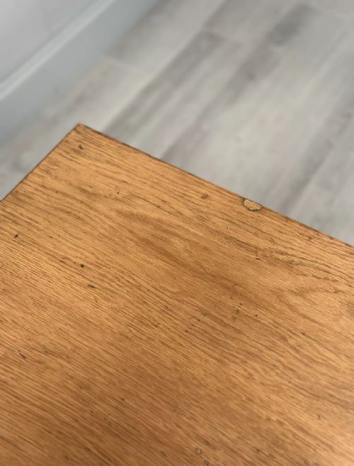 LARGE ANTIQUE OAK REFECTORY TABLE - ADDITIONAL PHOTO 10