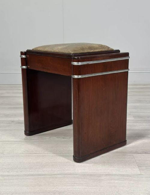 1930s art deco stool - CATEGORY: ANTIQUE STOOLS - DATED 1930