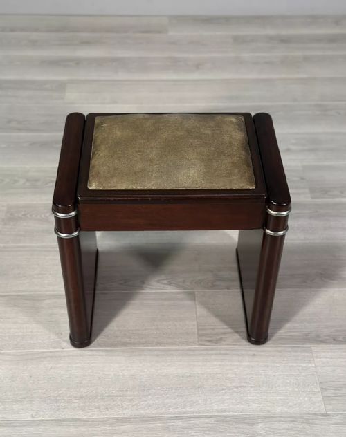1930S ART DECO STOOL - ADDITIONAL PHOTO 4