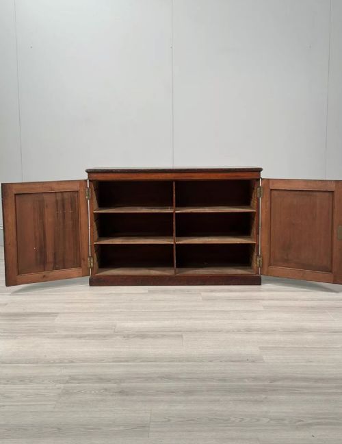 SMALL 19TH CENTURY CAMPAIGN CUPBOARD - ADDITIONAL PHOTO 2