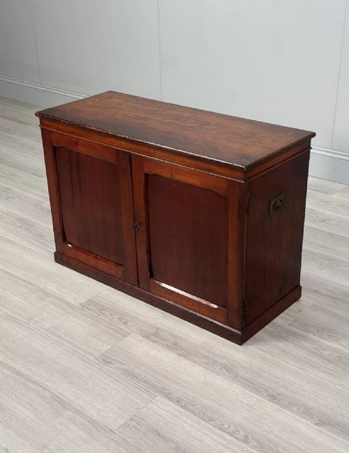SMALL 19TH CENTURY CAMPAIGN CUPBOARD - ADDITIONAL PHOTO 3