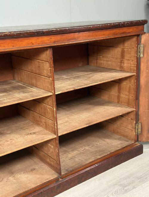 SMALL 19TH CENTURY CAMPAIGN CUPBOARD - ADDITIONAL PHOTO 6