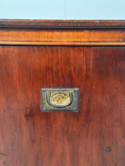 SMALL 19TH CENTURY CAMPAIGN CUPBOARD - ADDITIONAL PHOTO 7