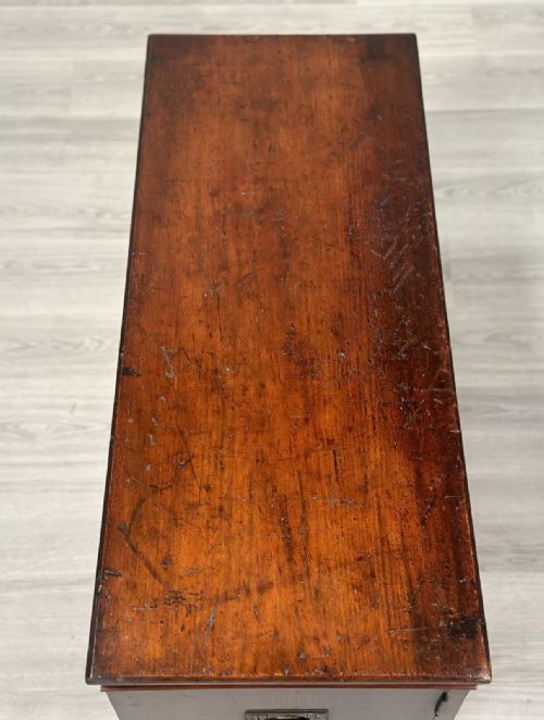 SMALL 19TH CENTURY CAMPAIGN CUPBOARD - ADDITIONAL PHOTO 10