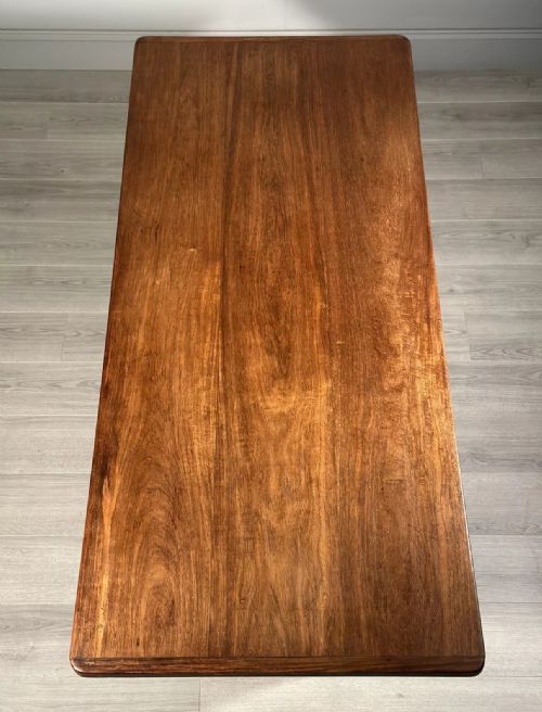 ARTS AND CRAFTS MAHOGANY DINING TABLE C1900 - ADDITIONAL PHOTO 8