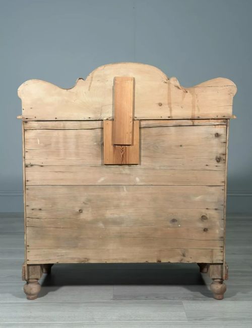 19TH CENTURY PINE CHEST OF DRAWERS - ADDITIONAL PHOTO 9