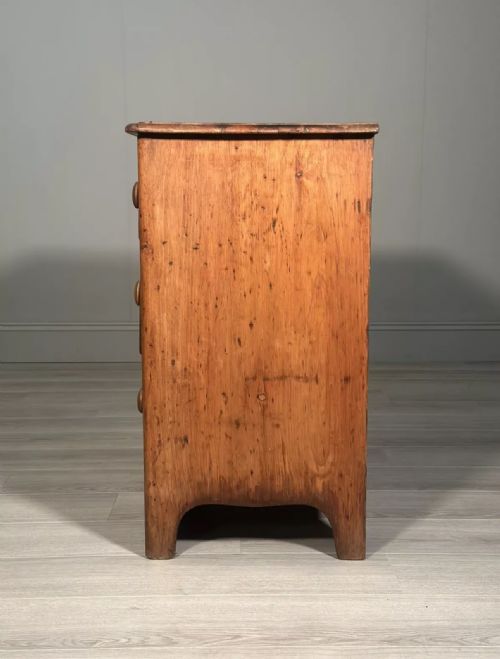 EARLY VICTORIAN PINE CHEST OF DRAWERS C1850 - ADDITIONAL PHOTO 6