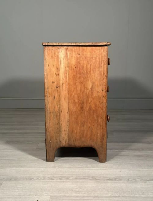 EARLY VICTORIAN PINE CHEST OF DRAWERS C1850 - ADDITIONAL PHOTO 8