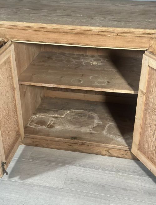 LARGE ANTIQUE PINE SHOP COUNTER - ADDITIONAL PHOTO 5