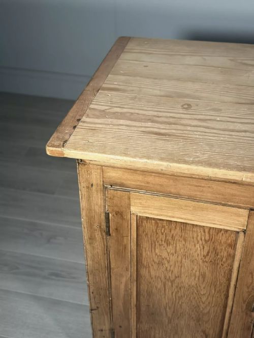 LARGE ANTIQUE PINE SHOP COUNTER - ADDITIONAL PHOTO 7