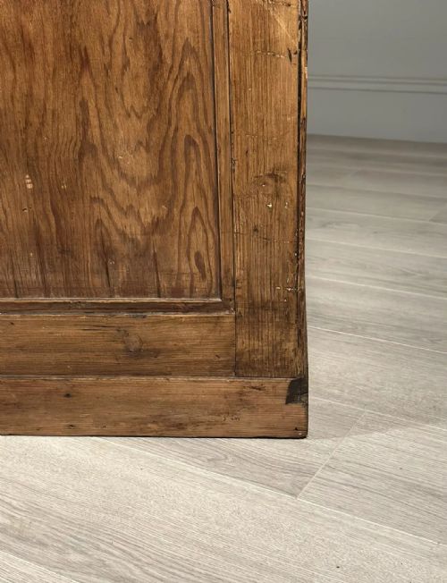 LARGE ANTIQUE PINE SHOP COUNTER - ADDITIONAL PHOTO 17