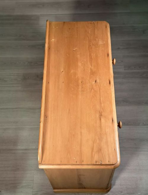 19TH CENTURY PINE CHEST OF DRAWERS - ADDITIONAL PHOTO 10
