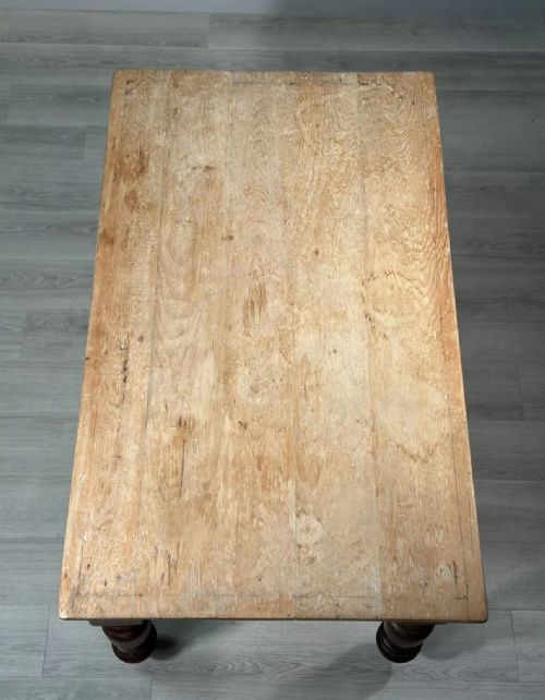 VICTORIAN PINE TOP DINING TABLE - ADDITIONAL PHOTO 8