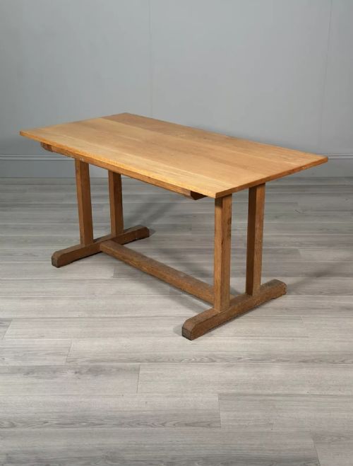 small arts and crafts oak refectory table c1930 - CATEGORY: ANTIQUE TABLES - DATED 1930