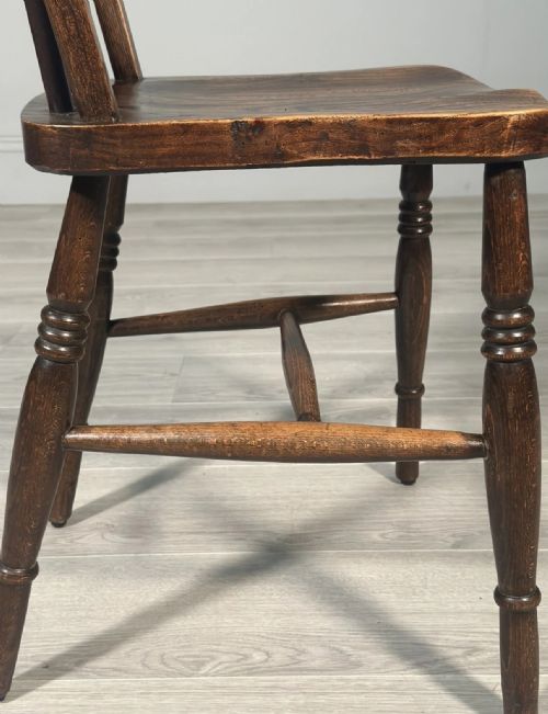 A SET OF 6 19TH CENTURY WHEELBACK DINING CHAIRS - ADDITIONAL PHOTO 12