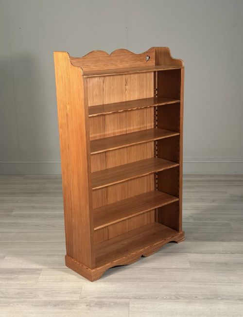 ARTS AND CRAFTS PITCH PINE BOOKCASE C1900 - ADDITIONAL PHOTO 9