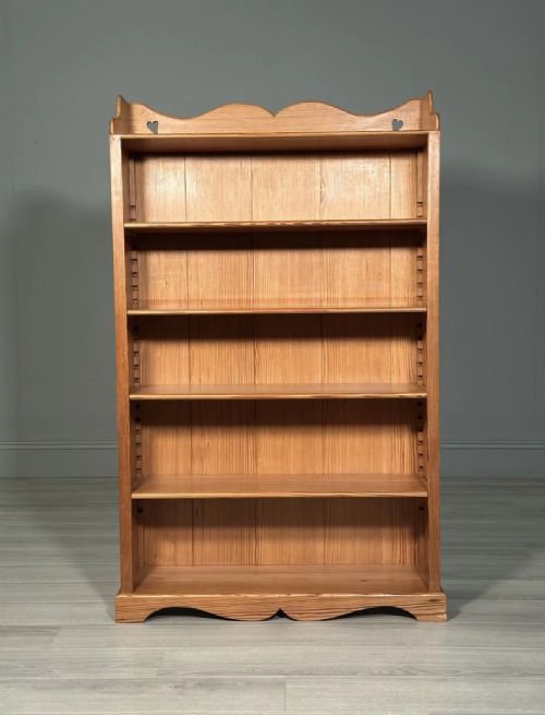 ARTS AND CRAFTS PITCH PINE BOOKCASE C1900 - ADDITIONAL PHOTO 10