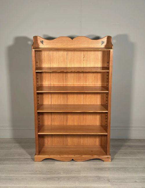 ARTS AND CRAFTS PITCH PINE BOOKCASE C1900 - ADDITIONAL PHOTO 11