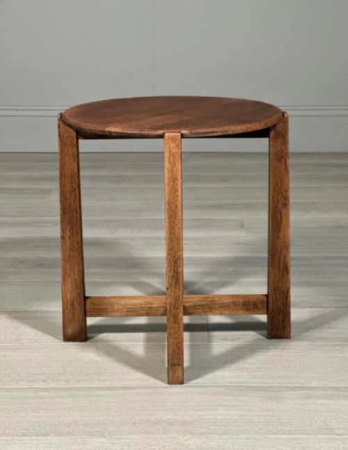SMALL ANTIQUE HEALS SIDE TABLE C1930 - ADDITIONAL PHOTO 1