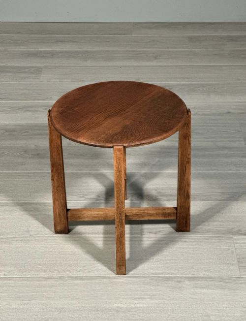 SMALL ANTIQUE HEALS SIDE TABLE C1930 - ADDITIONAL PHOTO 2