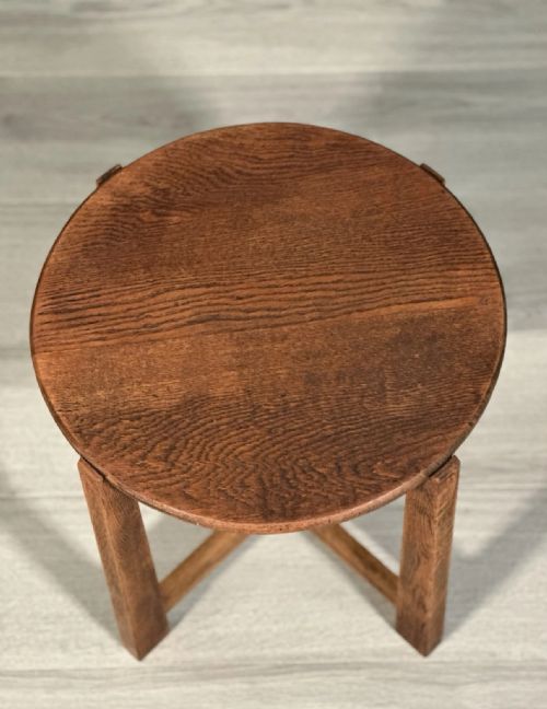 SMALL ANTIQUE HEALS SIDE TABLE C1930 - ADDITIONAL PHOTO 4