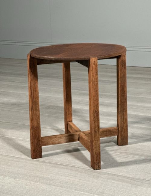 SMALL ANTIQUE HEALS SIDE TABLE C1930 - ADDITIONAL PHOTO 7