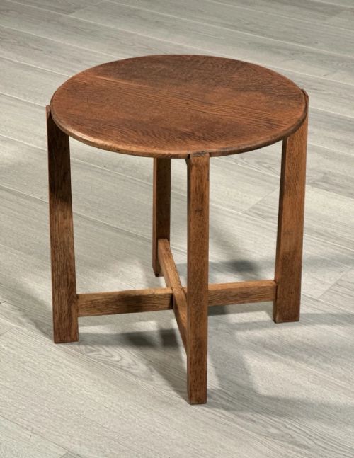 SMALL ANTIQUE HEALS SIDE TABLE C1930 - ADDITIONAL PHOTO 10