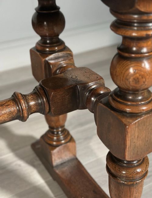LARGE OAK REFECTORY TABLE C1900 - ADDITIONAL PHOTO 8