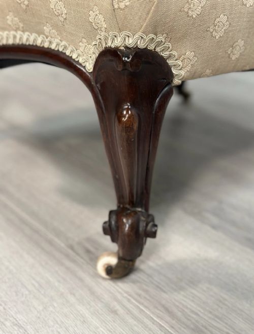19TH CENTURY ROSEWOOD ARMCHAIR C1880 - ADDITIONAL PHOTO 3