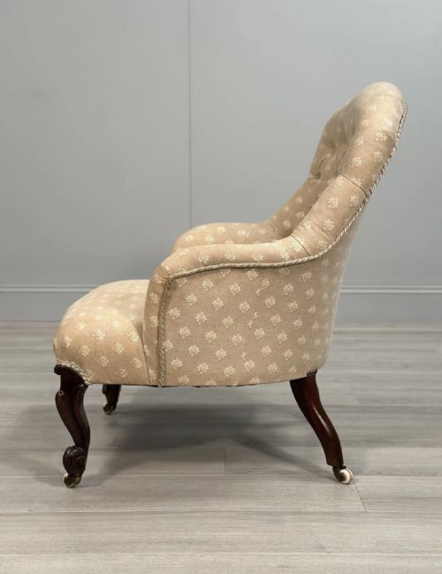 19TH CENTURY ROSEWOOD ARMCHAIR C1880 - ADDITIONAL PHOTO 11