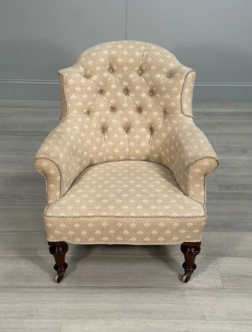 19TH CENTURY ARMCHAIR C1880 - ADDITIONAL PHOTO 3