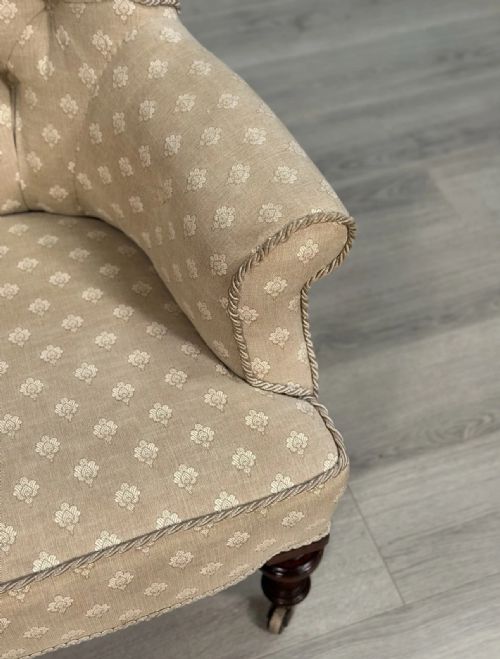 19TH CENTURY ARMCHAIR C1880 - ADDITIONAL PHOTO 4