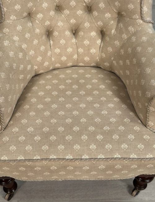 19TH CENTURY ARMCHAIR C1880 - ADDITIONAL PHOTO 5