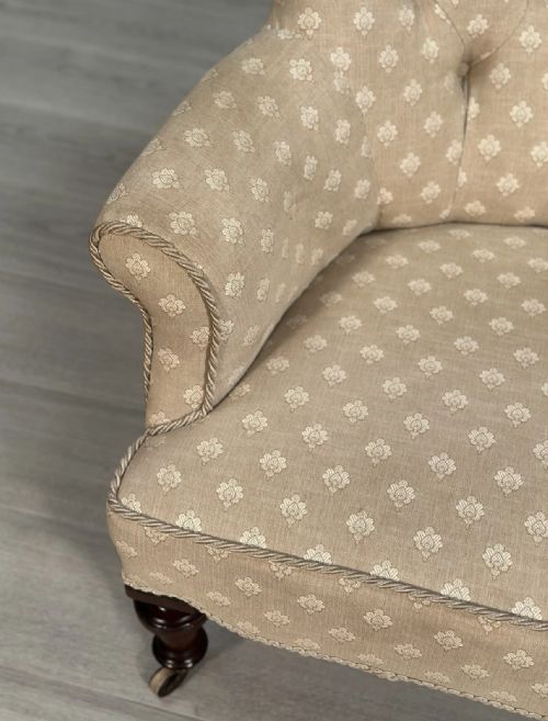 19TH CENTURY ARMCHAIR C1880 - ADDITIONAL PHOTO 6