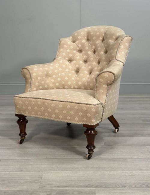 19TH CENTURY ARMCHAIR C1880 - ADDITIONAL PHOTO 9