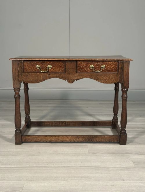 GEORGIAN OAK SIDE TABLE C1800 - ADDITIONAL PHOTO 1