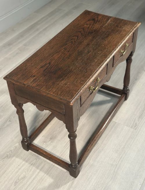 GEORGIAN OAK SIDE TABLE C1800 - ADDITIONAL PHOTO 4