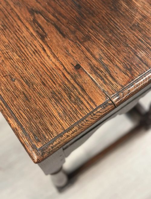 GEORGIAN OAK SIDE TABLE C1800 - ADDITIONAL PHOTO 10