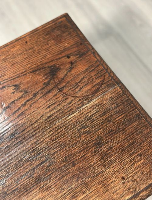 GEORGIAN OAK SIDE TABLE C1800 - ADDITIONAL PHOTO 11
