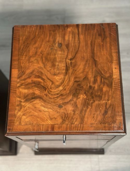 PAIR OF ORIGINAL ART DECO BEDSIDE CABINETS - ADDITIONAL PHOTO 3
