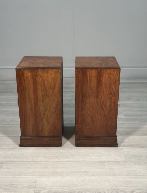 PAIR OF ORIGINAL ART DECO BEDSIDE CABINETS - ADDITIONAL PHOTO 7