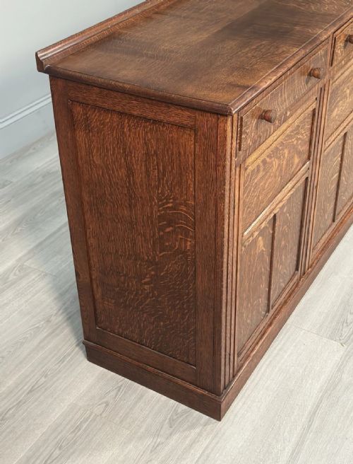 ARTS CRAFTS OAK CUPBOARD C1920 - ADDITIONAL PHOTO 6
