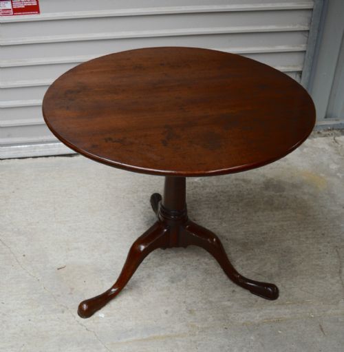 Georgian Mahogany Tilt Top Supper Table